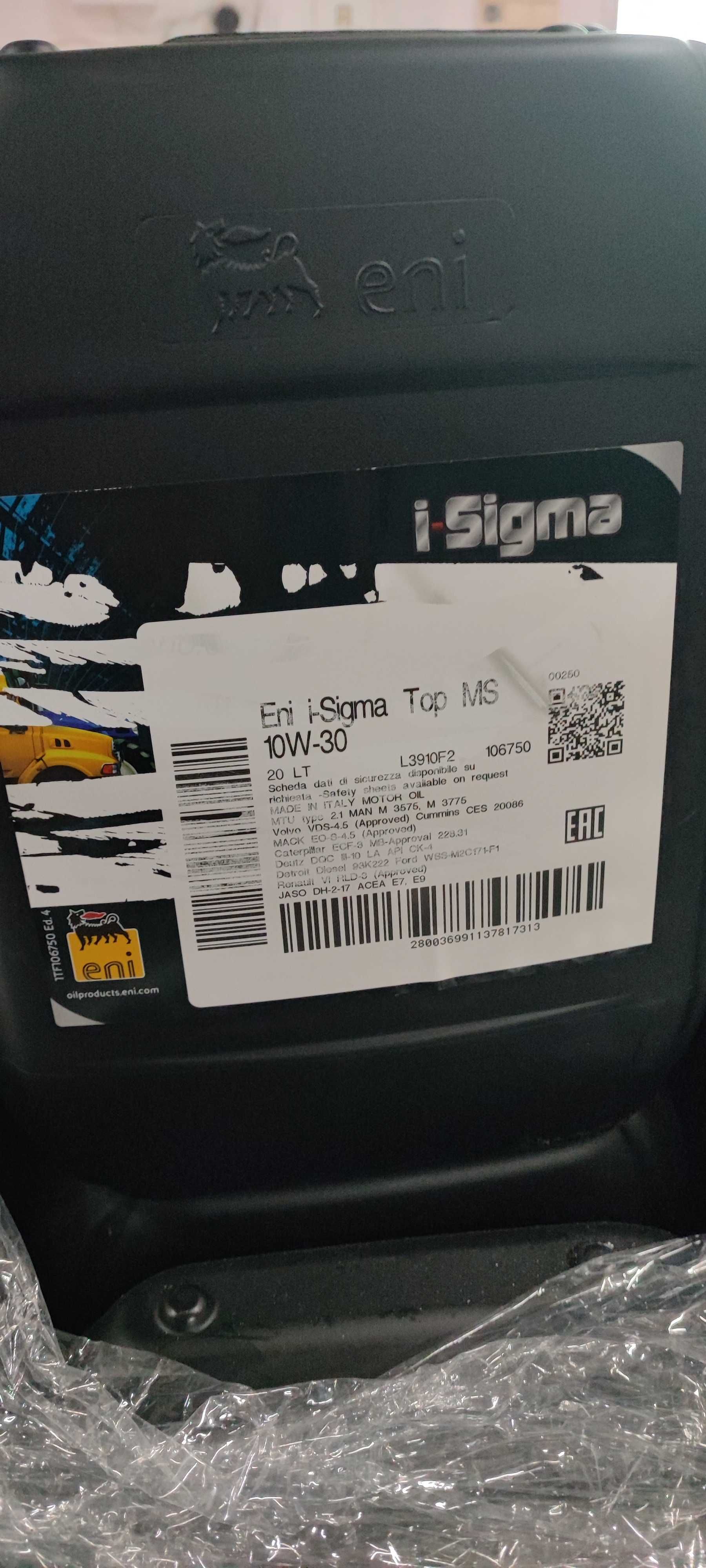 Масло моторне eni i-Sigma top MS 10w30