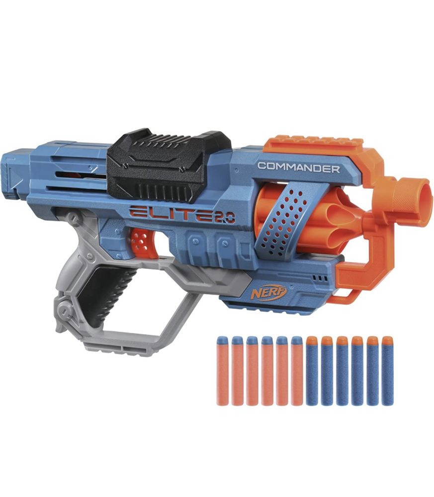 Nerf Elite 2.0 Commander RD-6 Dart Blaster, бластер