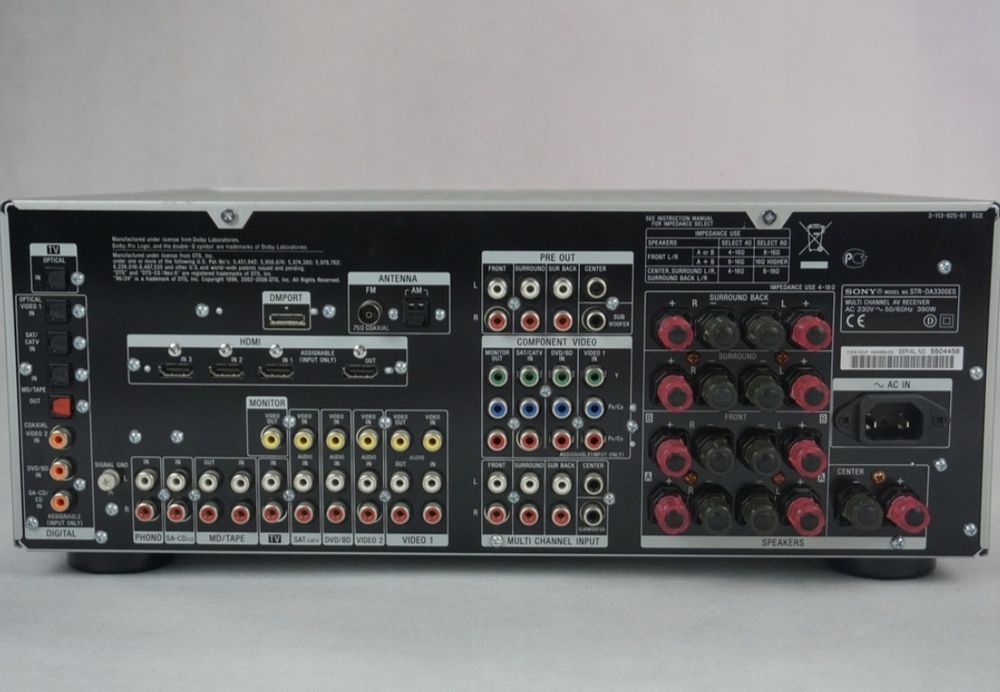 Recetor AV Sony STR-DA3300ES