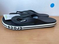 Crocs Bayaband Flip Black Крокси дорослі М10/W12 43р Уцінка! №629