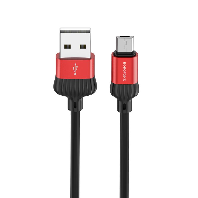 Borofone Kabel Bx28 Dignity - Usb Na Micro Usb - 2,4A 1 Metr Czerwony