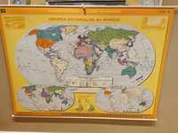 Mapa świata imperia kolonialne na świecie jak nowa szkolna