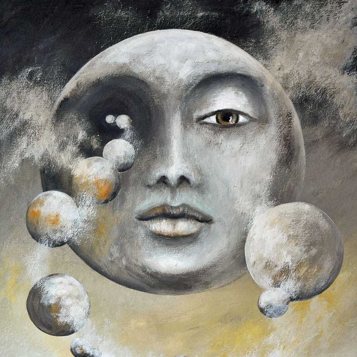 Temet nosce II surrealizm realizm magiczny oryginalny obraz