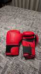 Luvas de Boxe/Kickboxe (Cor vermelha)