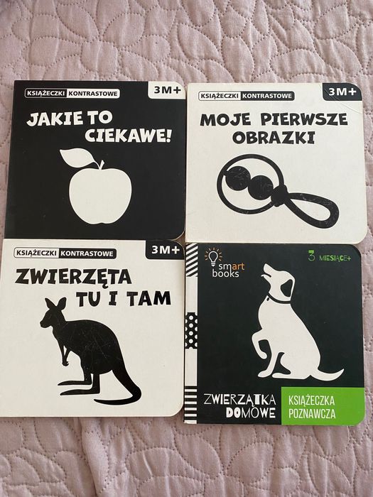 Książeczki kontrastowe 4 szt