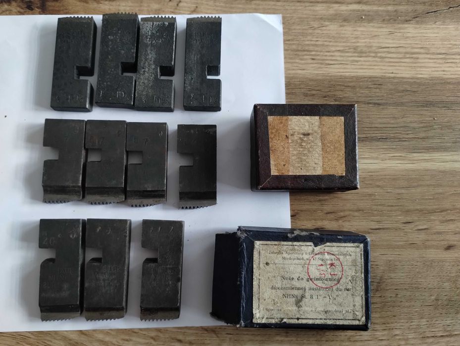 Noże do gwintownicy Prokom Otwock fauk 3 komplety