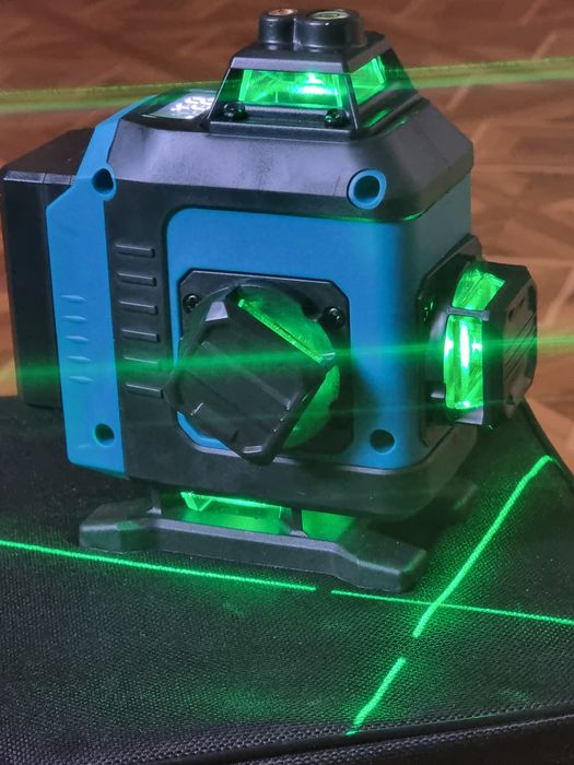 Laser krzyżowy 360 zielona wiązka