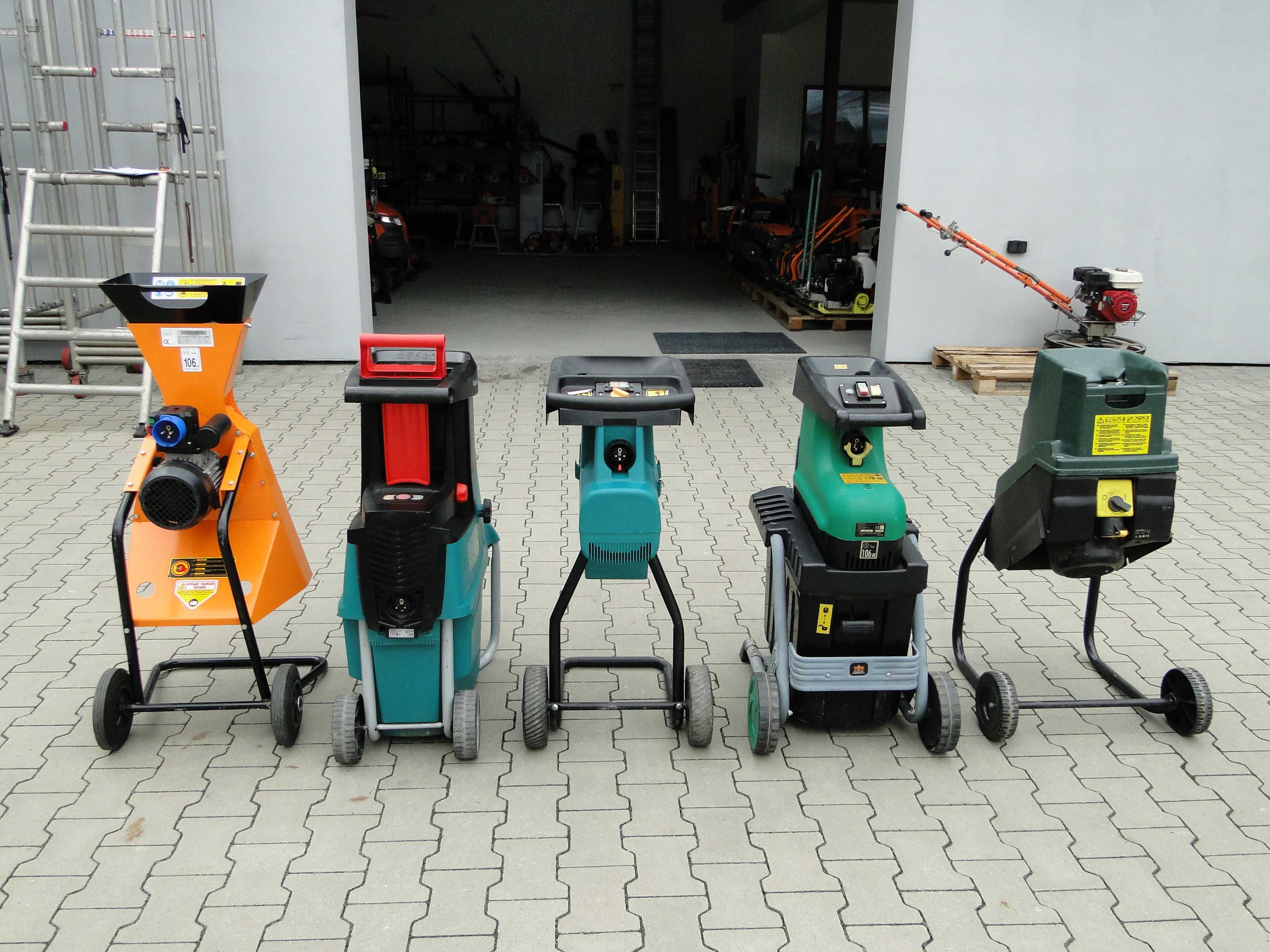Rozdrabniacz do gałęzi rębak BOSCH ELIET VIKING STIHL CRAFT Germany