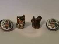 Figurka ręcznie malowana/cloisonne/vintage vintage