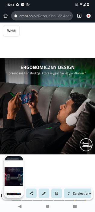 Razer kishi v2 nowy