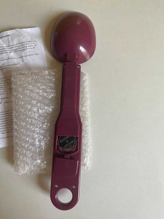 Кухонные весы. Ложка. С LCD экраном. Батарейка в комплекте. Торг.