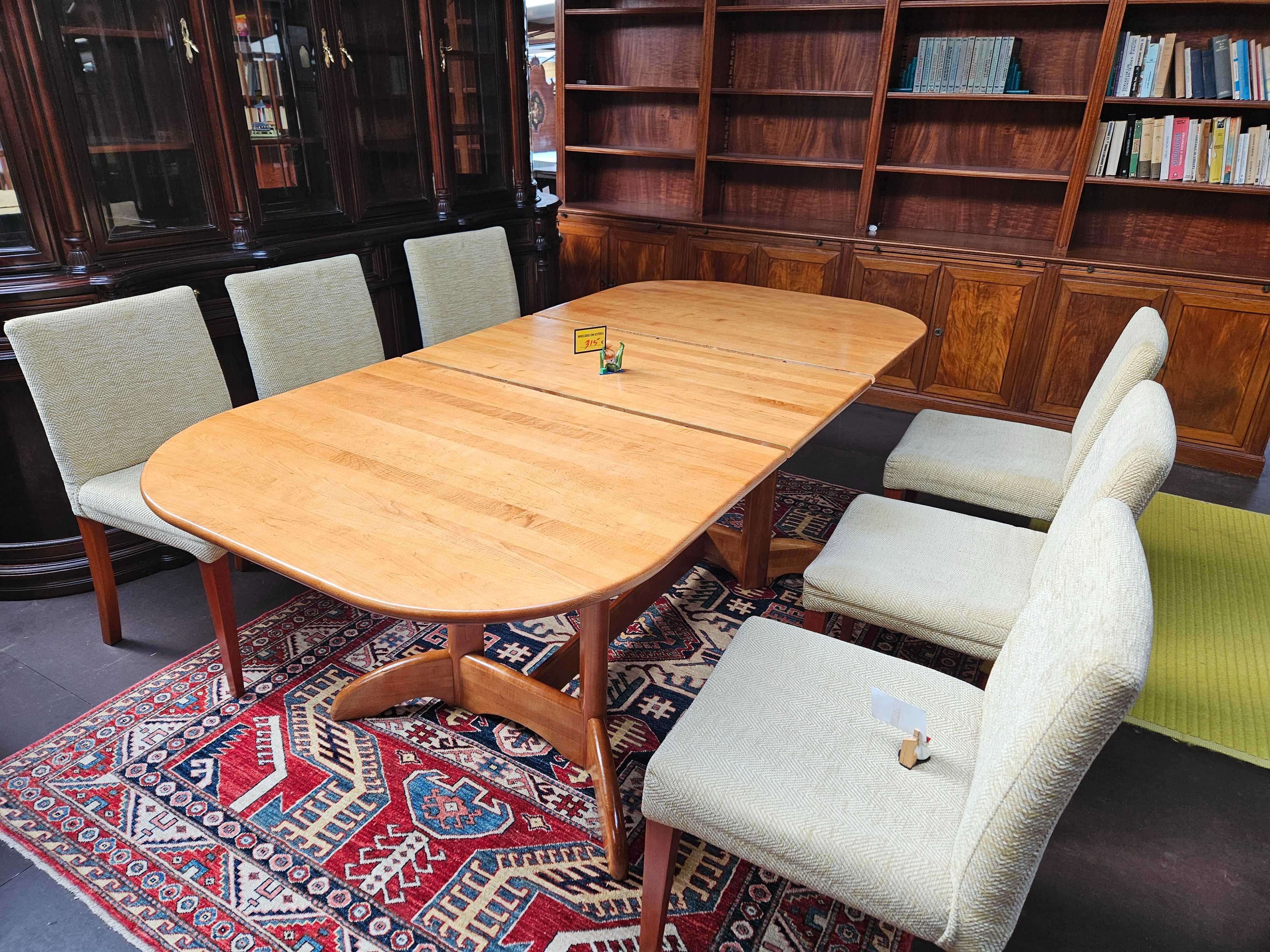 Mesa em madeira maciça - óptimo estado geral - Extensível - Só