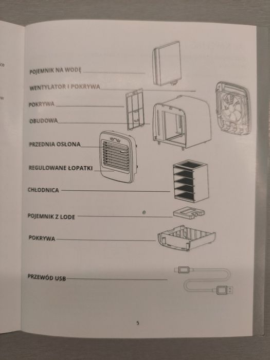 Klimator NeoTec OneCool z pojemnikiem na lód - idealny na gorące dni!