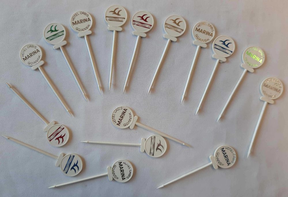 Gdańsk Hotel Orbis Marina Stara Reklama Vintage PRL Szpilki do Deserów