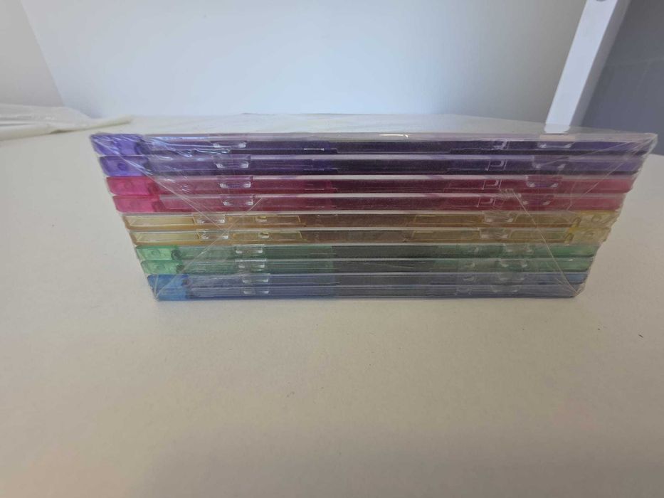 SKY Super 3000 — Caixas Slim para CD (Pack 10, Cores Sortidas)