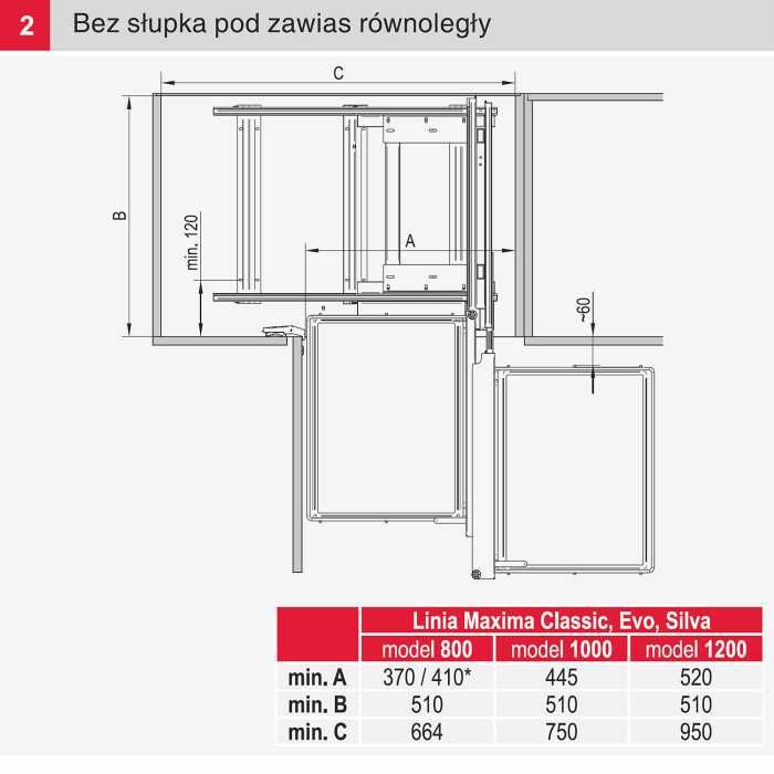 Kosz MAXIMA CLASIC CORNER comfort, lewy, 1000, chrom