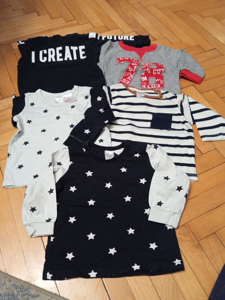 T-shirt chłopięcy na długi rękaw rozmiar 68, firmy H &M