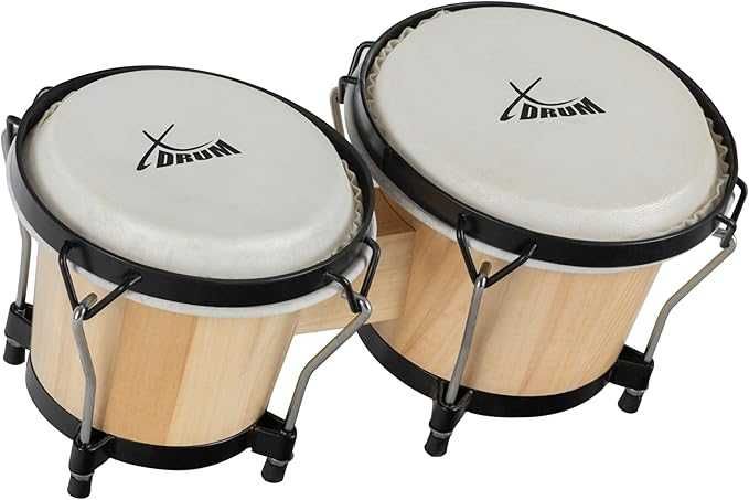Bongos XDrum 6" macho i 7" hembra - futro naturalne