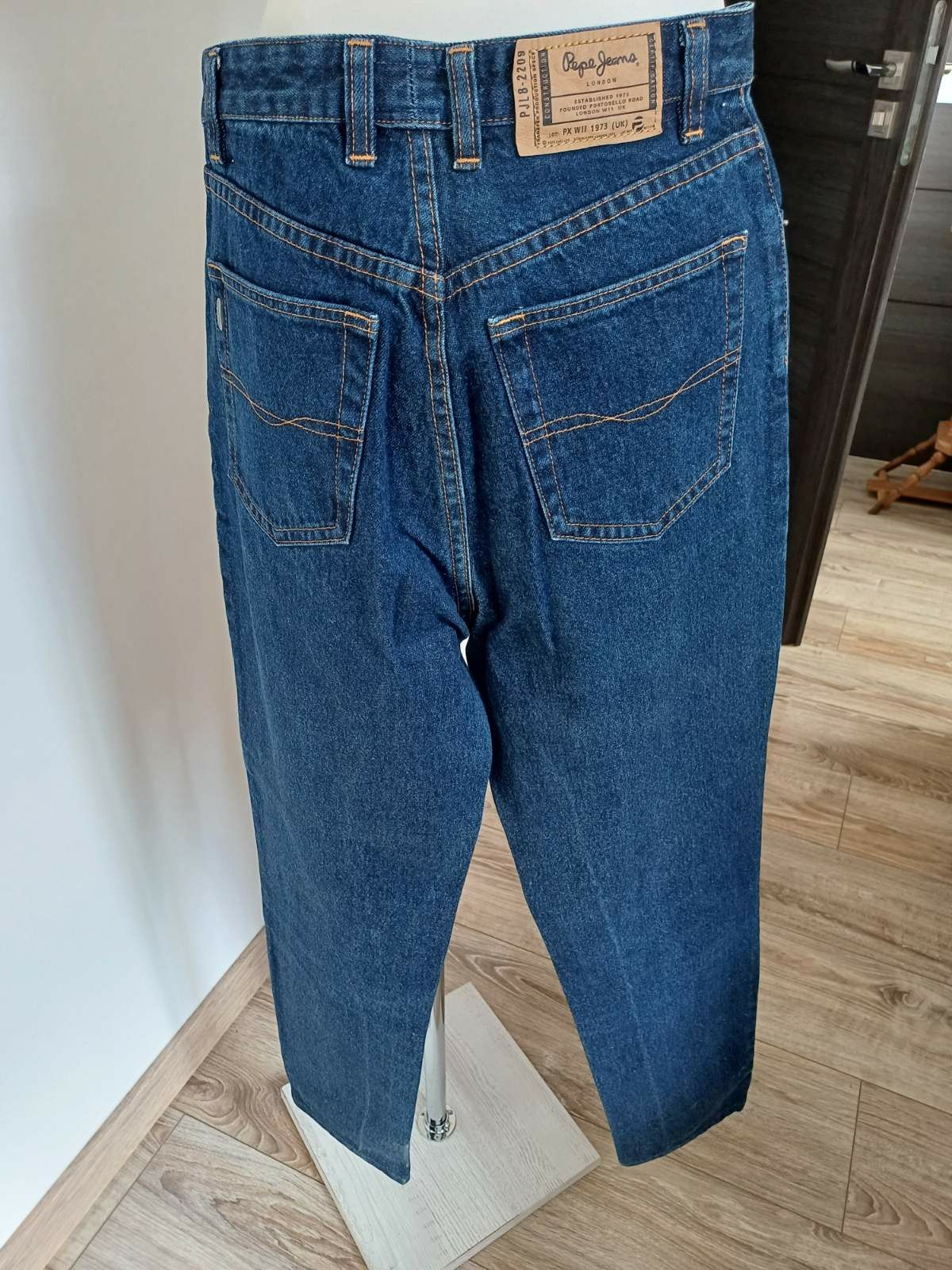 Spodnie męskie granatowy jeans Pepe Jeans rozm M.