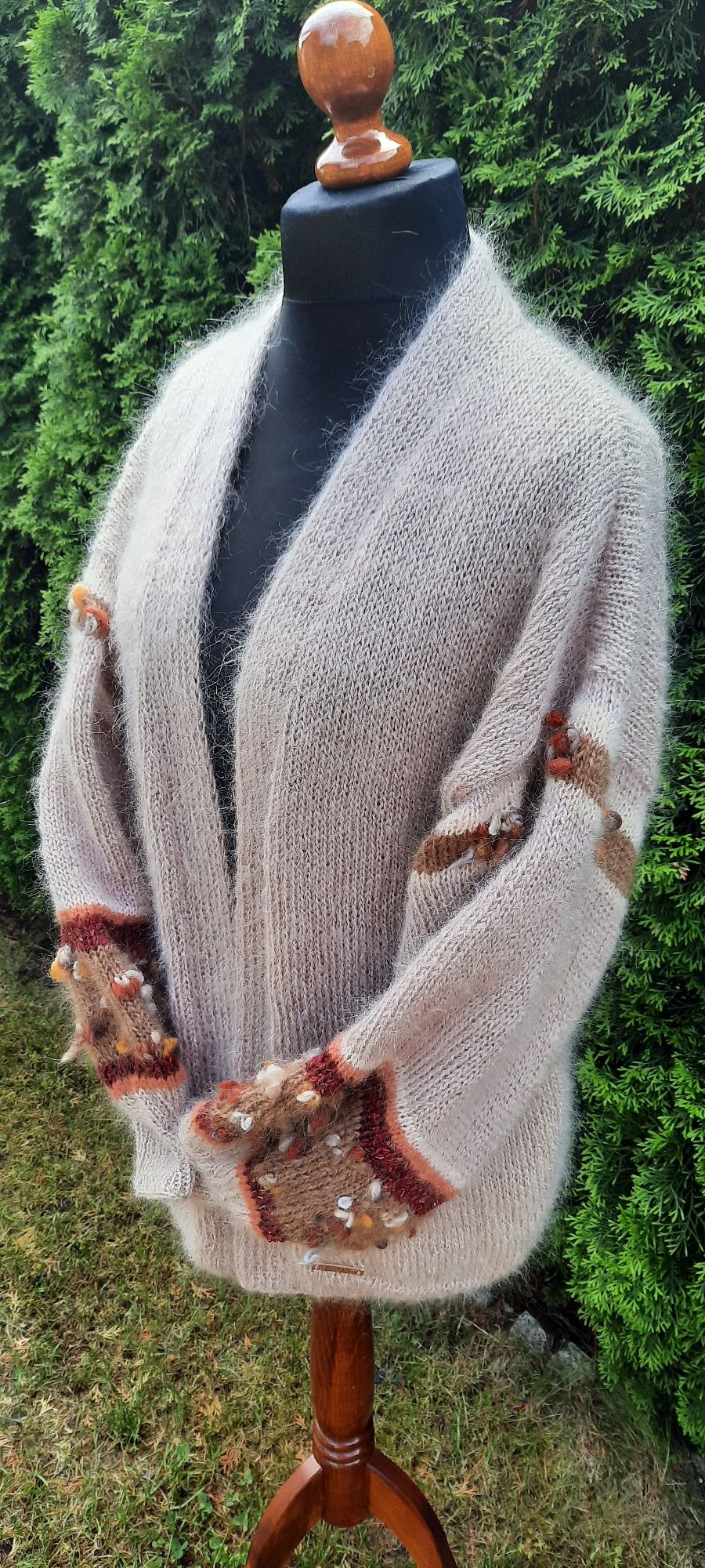 Sweterek handmade oversize