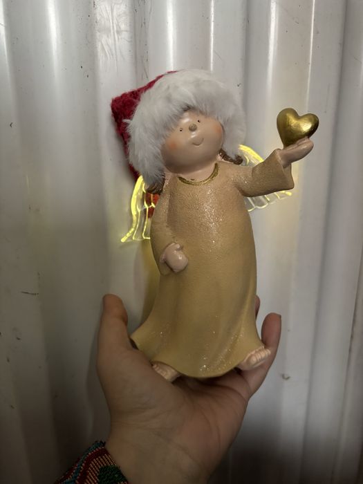 Anjo decorativo com luz