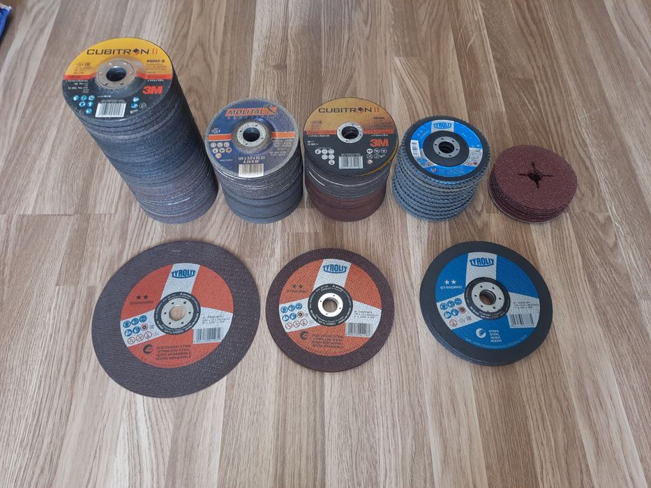 Conjuntos Discos + rebarbadora