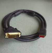 Kabel hdmi - dvi-d (24+1) nowy do monitora