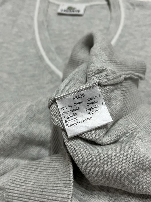 SWETER sweterek Lacoste BAWEŁNA 100% casual classic