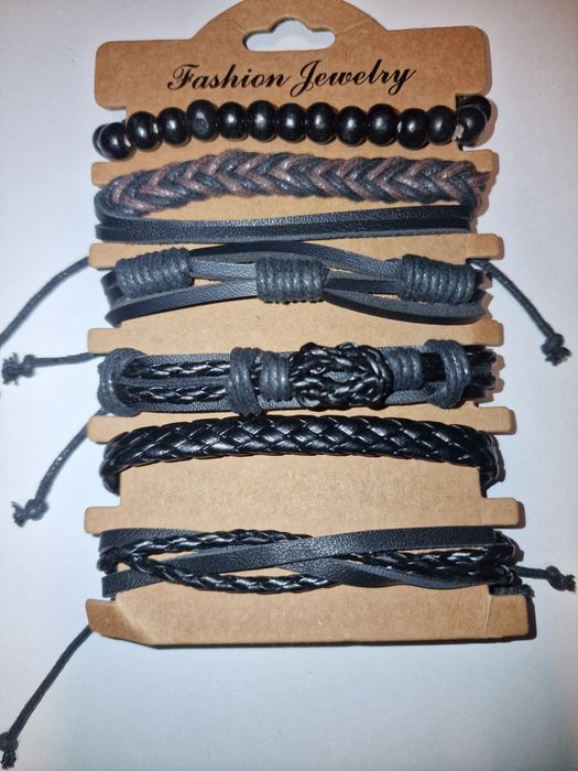 Conjunto de 6 pulseiras para homen (Novas)