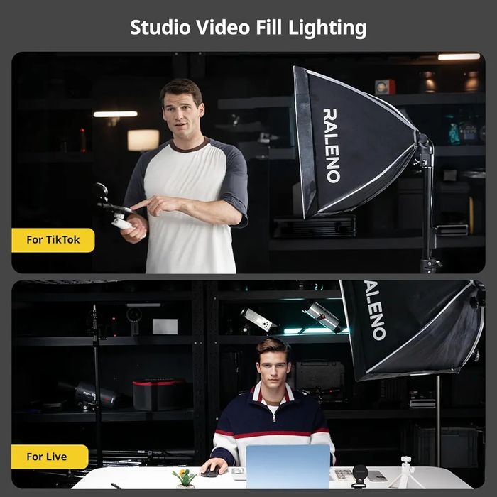 Софтбокс RALENO 16"x16" (LED 50W, 5500K) | Комплект Студійного Світла