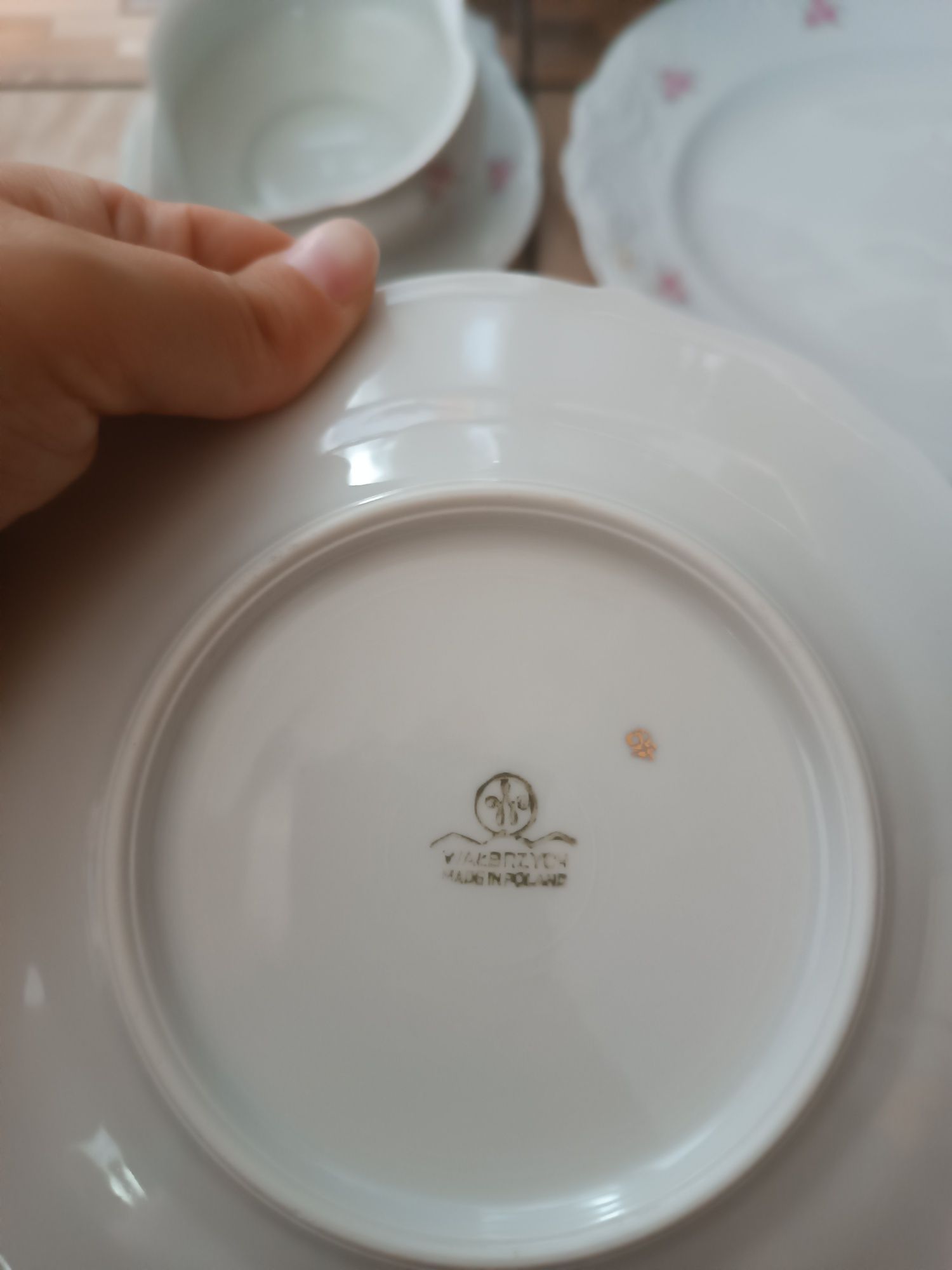 Zestaw obiadowy Porcelana Wałbrzych PRL