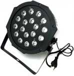 Reflektor Kolorofon LED Disco Stroboskop 18 X 3W