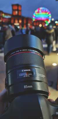 Obiektyw Canon 85mm 1.4 IS