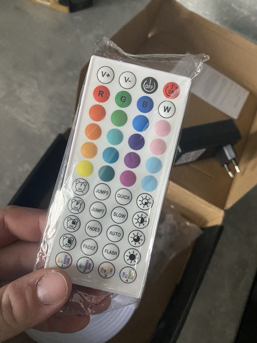 Pasek NEON LED RGB / Nowy / 10m! / Komplet