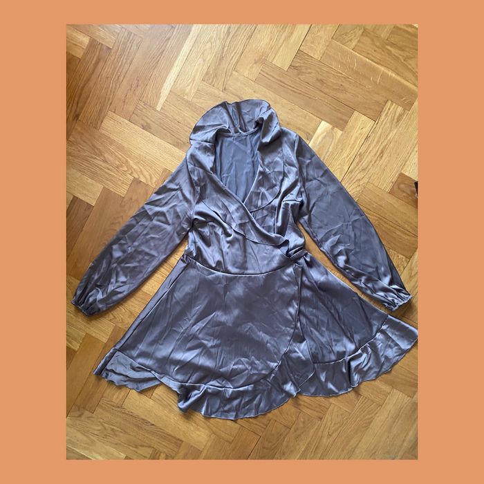 Платье Атласное вечернее