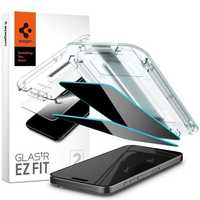 Szkło Hartowane Spigen Glas.tr "Ez Fit" 2-Pakiet Iphone 15 Pro Privacy