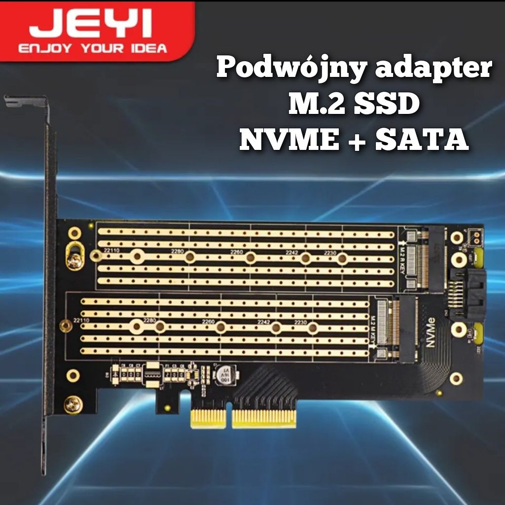 Adapter Karta rozszerzeń SSD NVME M.2 PCI-e PCI-express