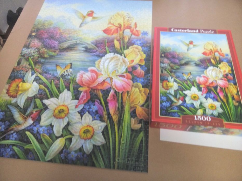 Пазл 1500 Золотые ирисы /обмен/