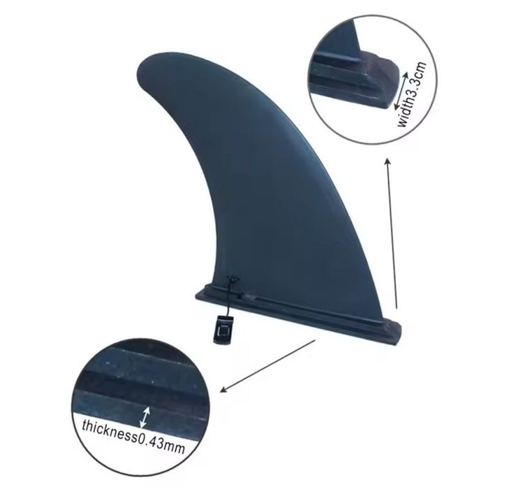 SUP Fin 9" – statecznik do deski SUP / kajaka (22,8 cm)