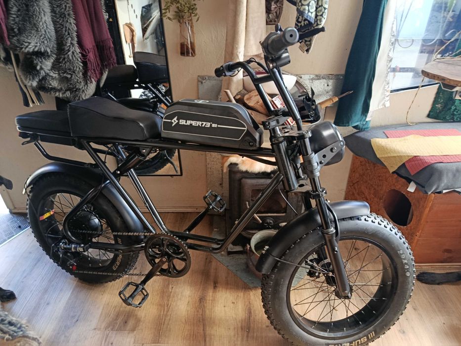 Bicicleta elétrica de montanha, fatbike com 2 baterias 1000€