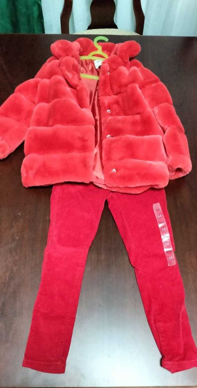 Куртка і штани на дівчинку 4-6 років Cotton