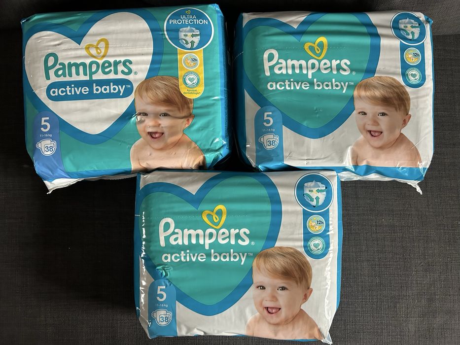 Pampers active baby 5, 114 szt