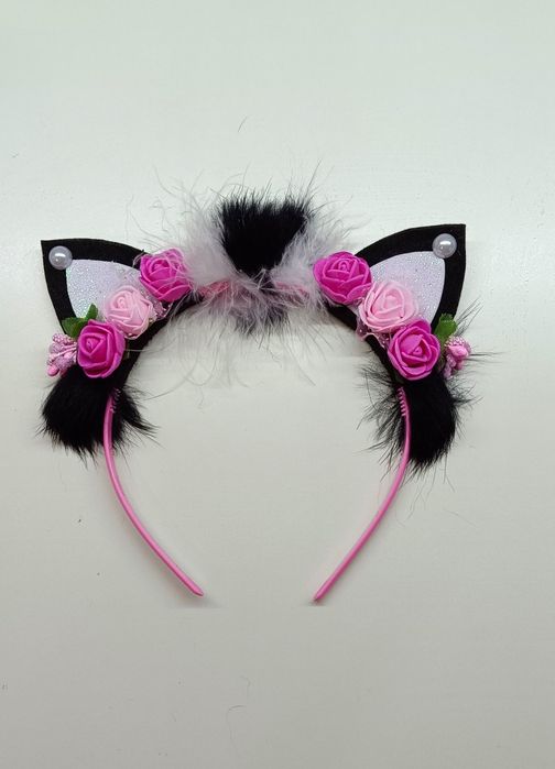 Вушка киці, маска киці, костюм киці, маска кошки, маска кошечки