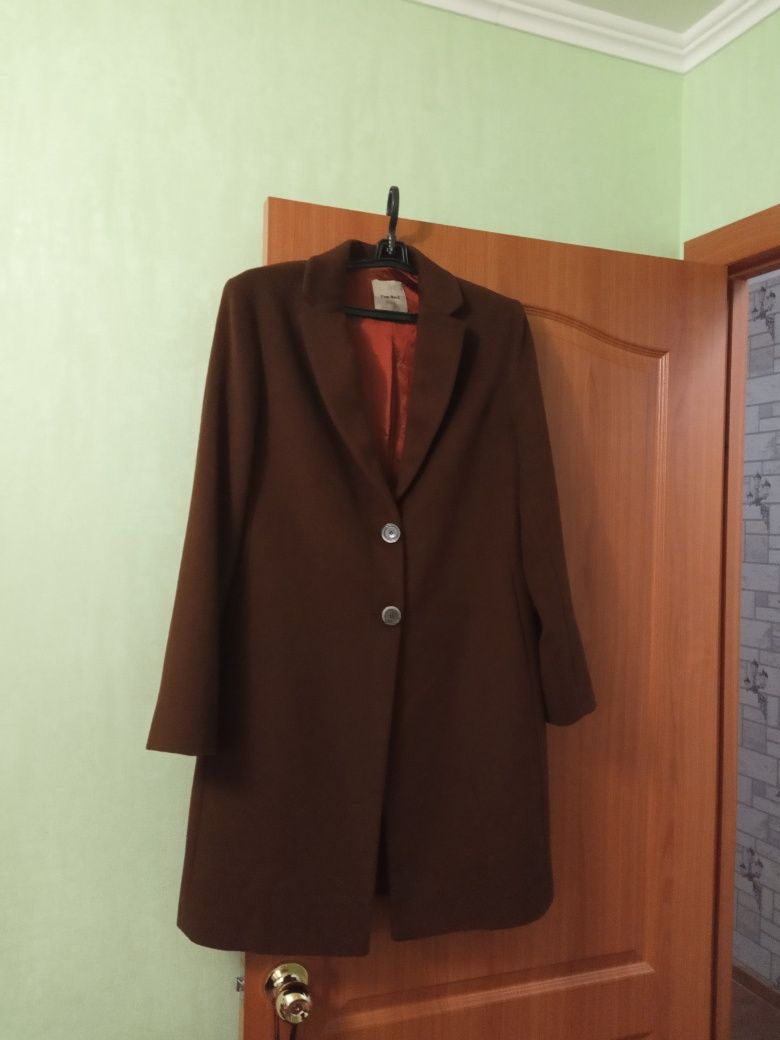 Итальянское  пальто из шерсти ламы