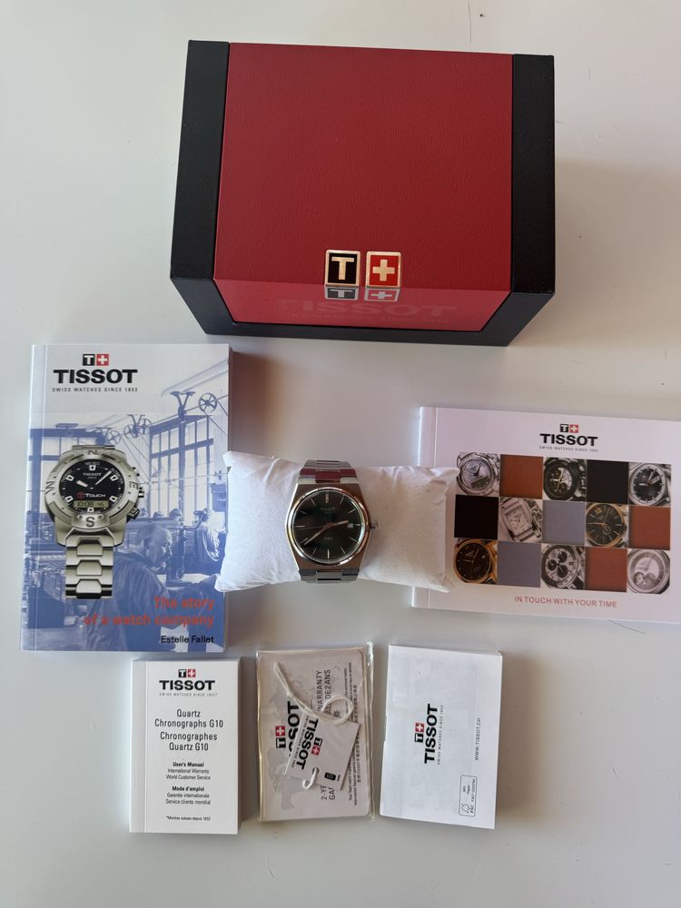 Relogio Tissot amostrador verde