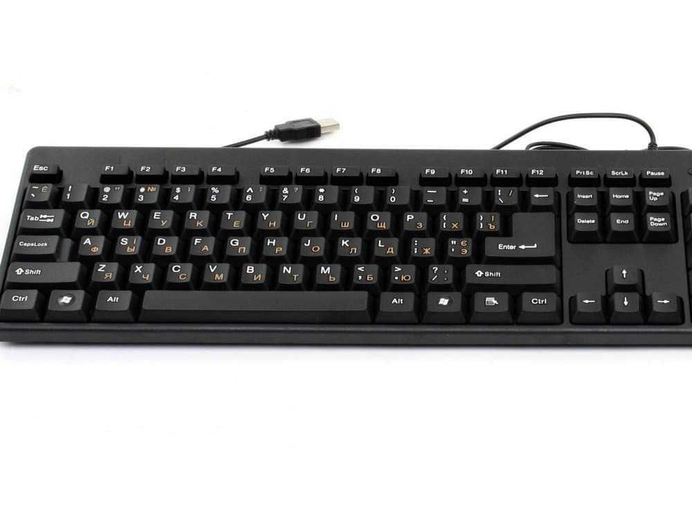 Клавиатура проводная Real-El Standard 500 USB