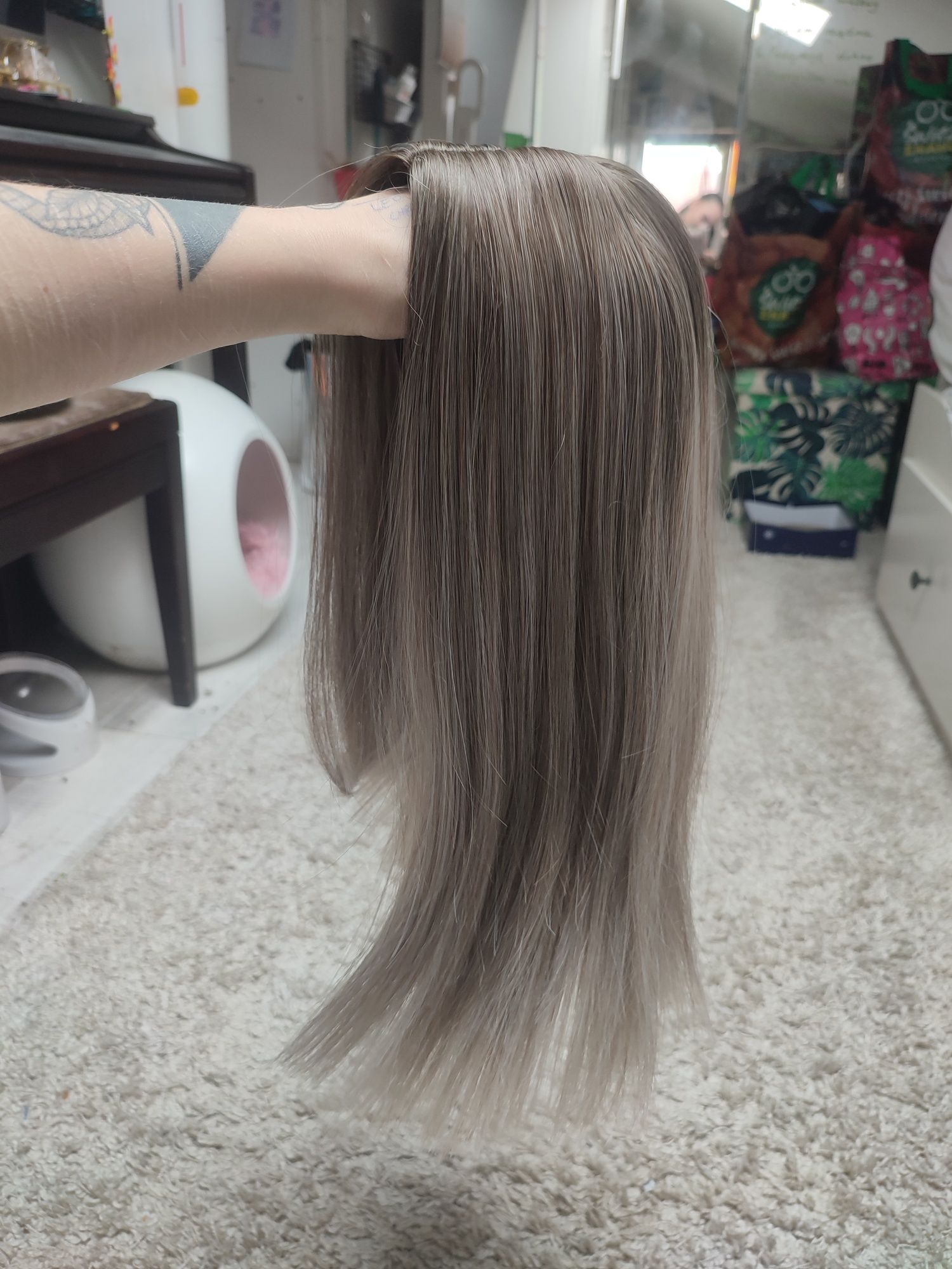 Peruka bob WIG ombre sombre blond brąz jakość