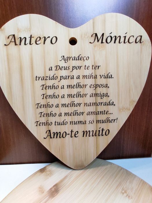 Tábuas de cozinha personalizadas com gravação a laser