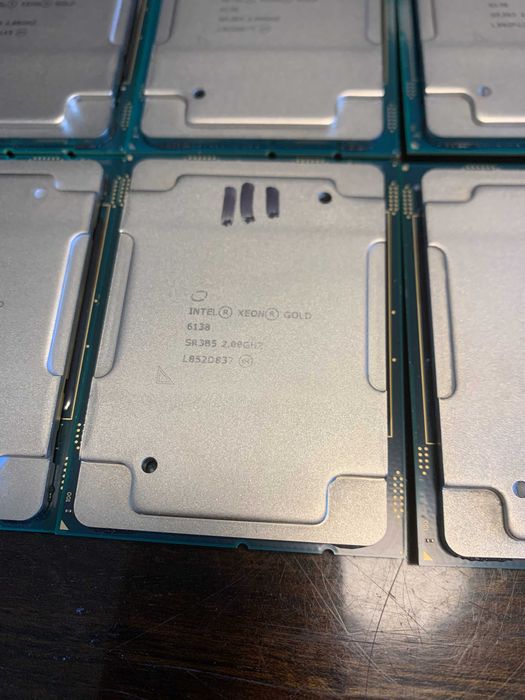 Xeon Gold 6138 (20 ядер/40 потоків) 3.70 GHz