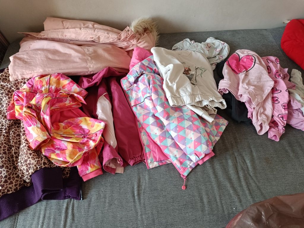Mega paka ubrań dla dziewczynki